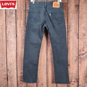 30x30 Vtg Slim Straight Stretch Midnight Gray Mens White Tag Jeans